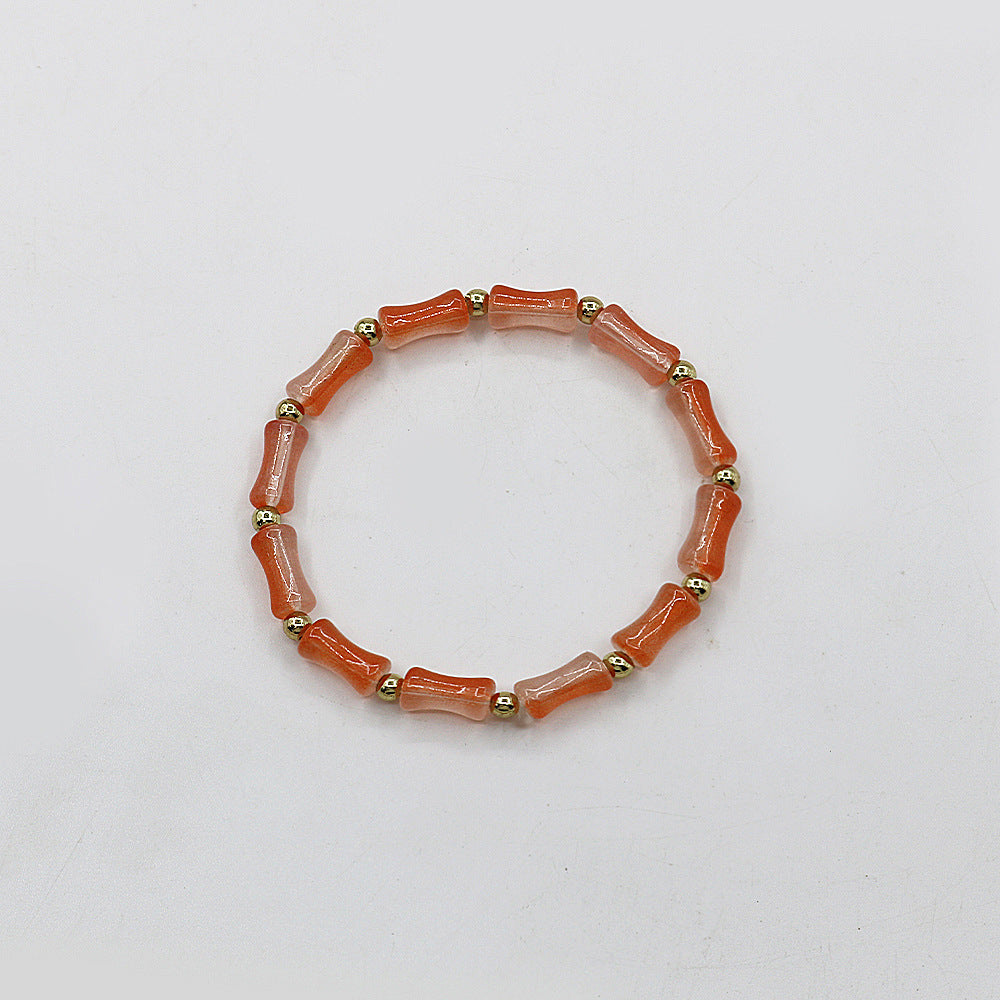 Imitation Aventurine Festival High National Style Bracelets