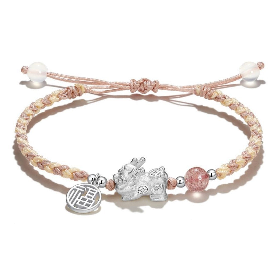 Life Money Drawing Pi Red Rope Bracelets