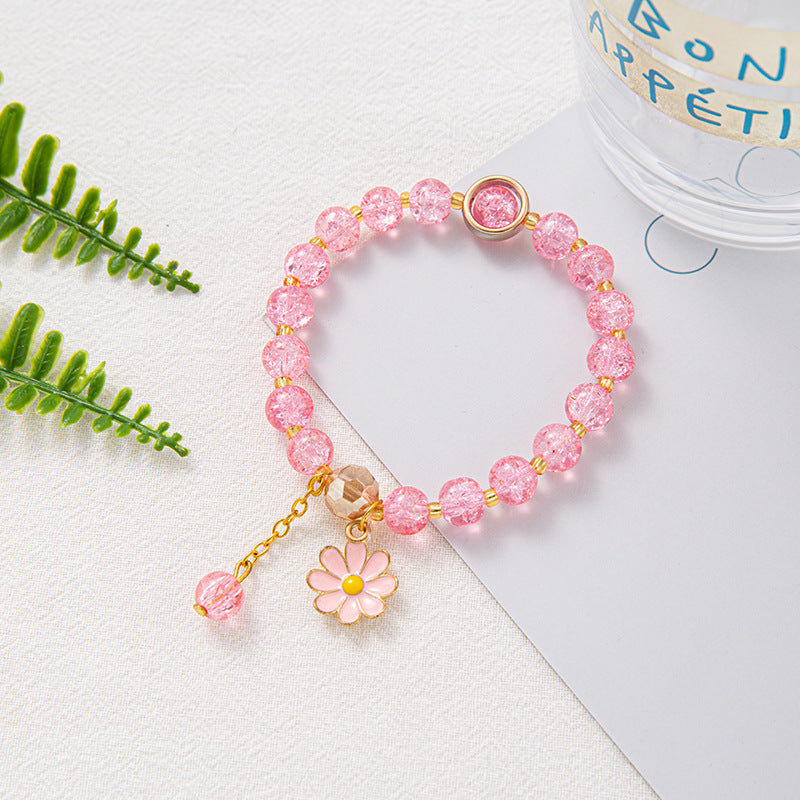Fresh Hot Flower Crystal Daisy Sweet Bracelets