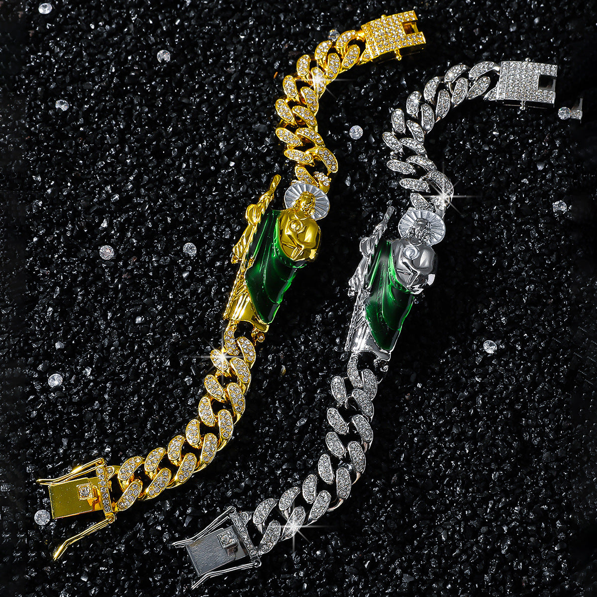 Men's Hipster Style Chain Religious Holy Judas Accessories Bracelets
