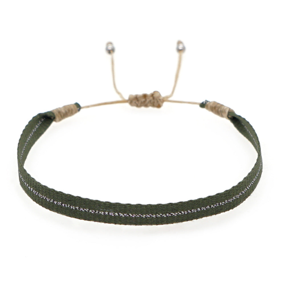 Women's South American Columbia Ethnic Style Webbing Bracelets