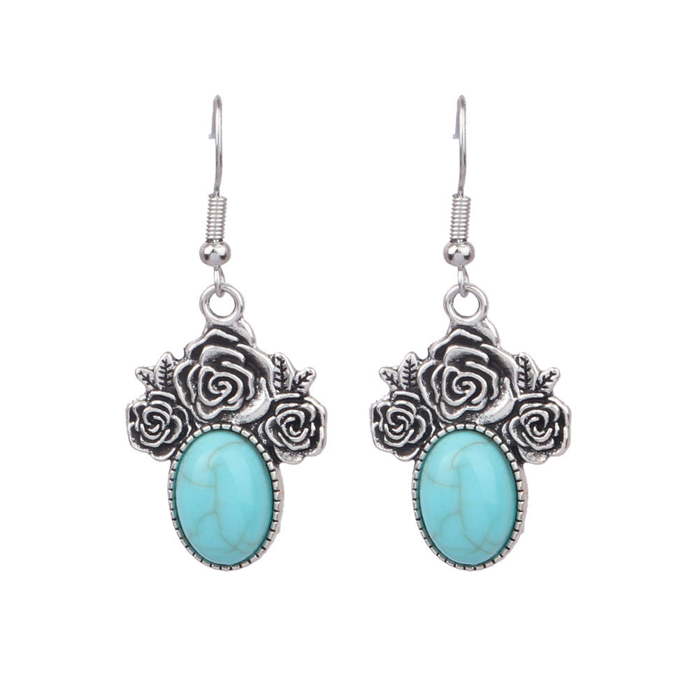 Vacation Style Popular Alloy Geometric Female Earrings