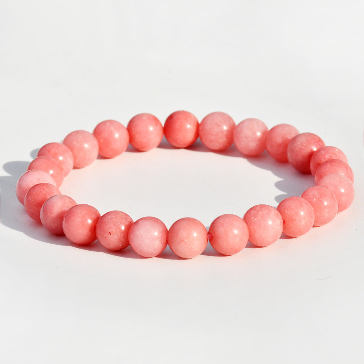 Round Beads Natural Stone Agate Bead Crystal Bracelets
