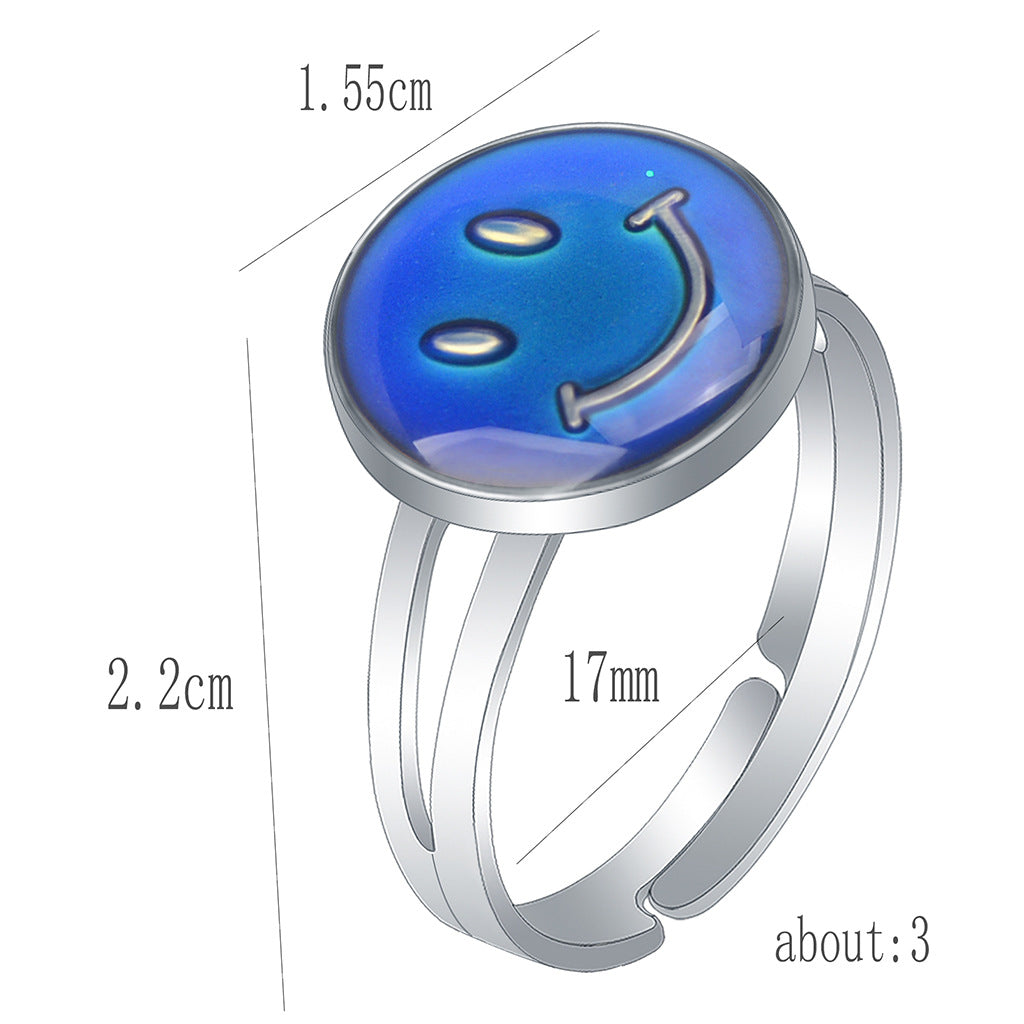 Fashion Personality Boys Polar Bear Mood Rings