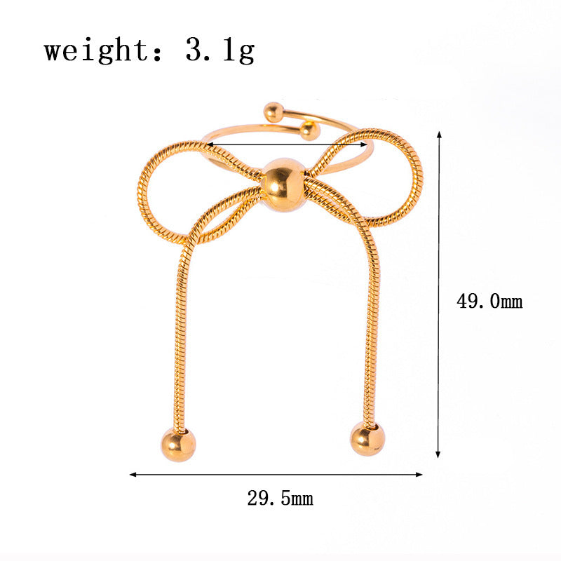 Gold Titanium Steel Clavicle Chain Advanced Necklaces
