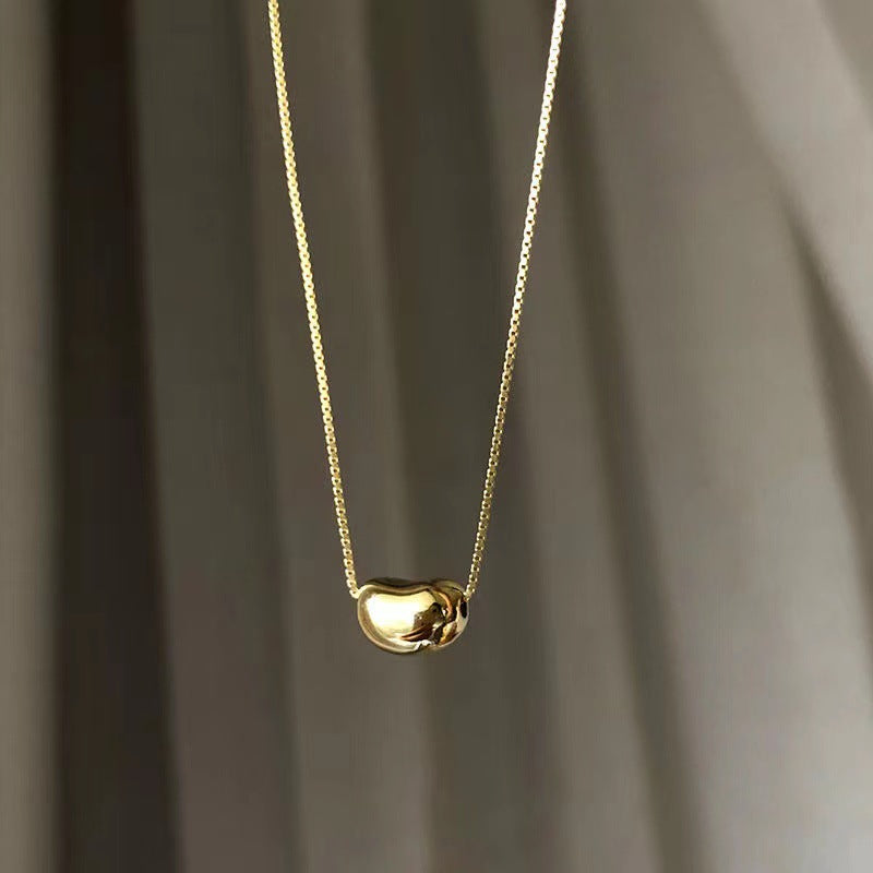 Women's Lucky Beanie Jequirity Bean Clavicle Chain Simple Personality Necklaces
