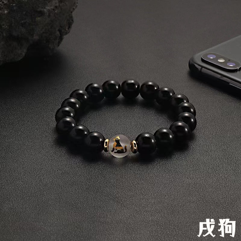 Women's & Men's Zodiac Couple Original Life Rabbit Antique Bracelets
