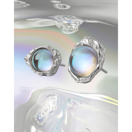 Women's Irregular Chinese Style National Light Luxury Earrings