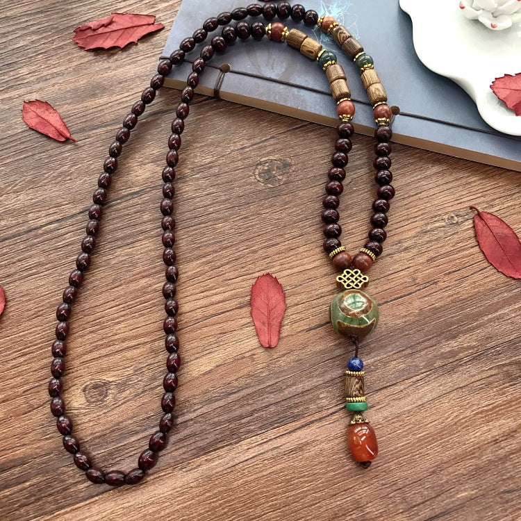 Women's & Men's Retro Ethnic Style Long Sweater Chain Necklaces