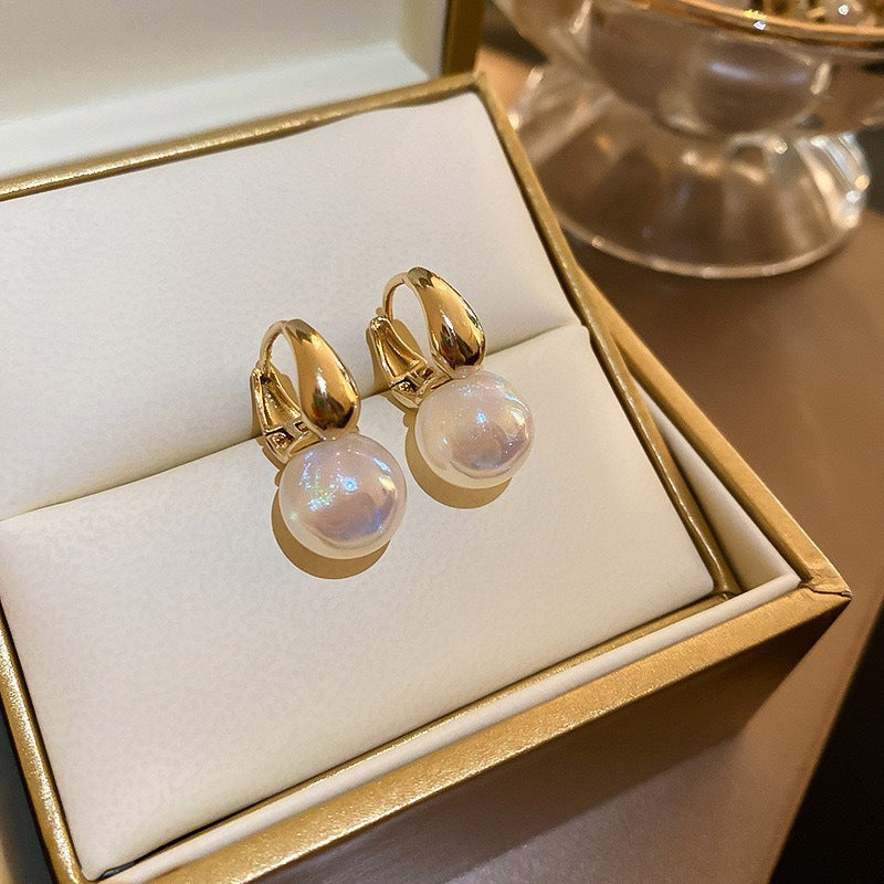 Luxury Mermaid Pearl Fashion High Sense Earrings