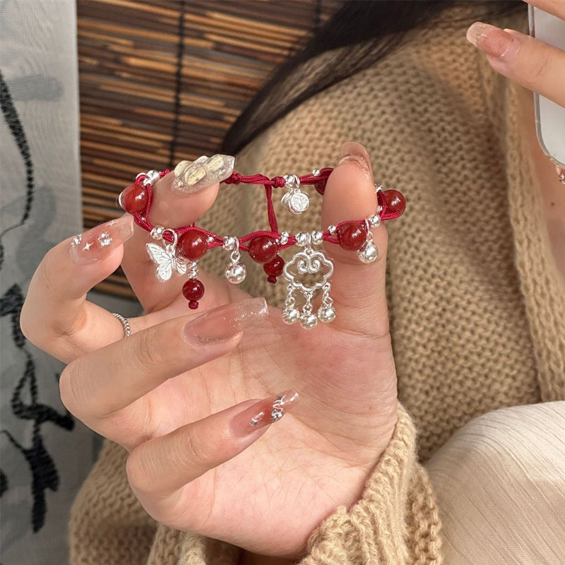 Women's National Fashion Bamboo Butterfly Retro Ethnic Bracelets