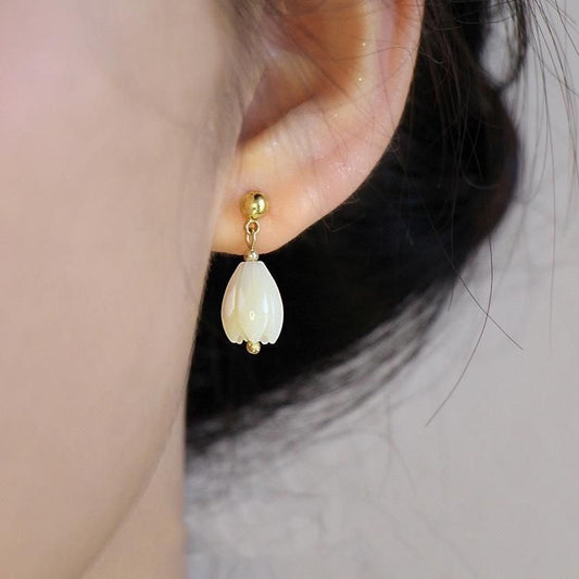 An Female Mori Style Sense Ear Clip Light Luxury Earrings