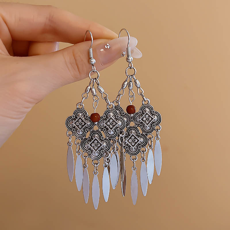 Women's Sier Simple Elegant Fashionable High-grade Niche Earrings
