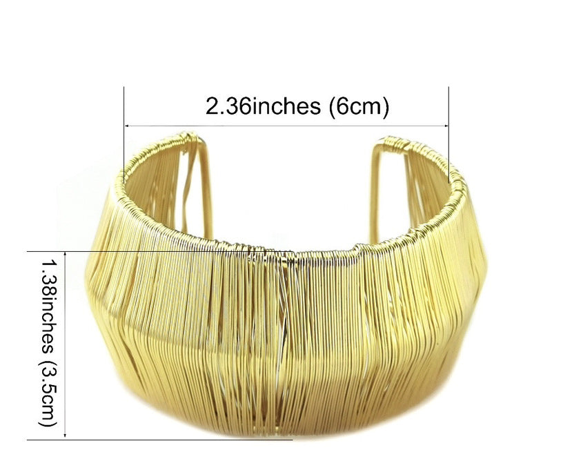 Popular Simple Semicircle Hollow Shaped Trendy Bracelets