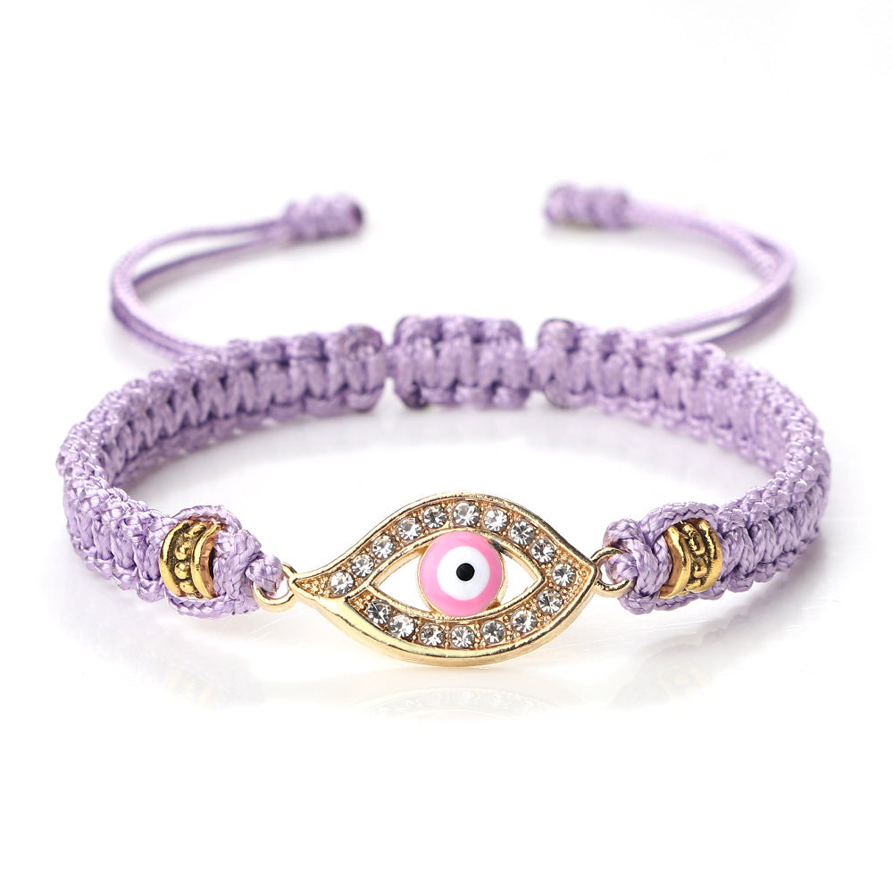 Devil's Eye Starry Eyes Woven Couple Bracelet