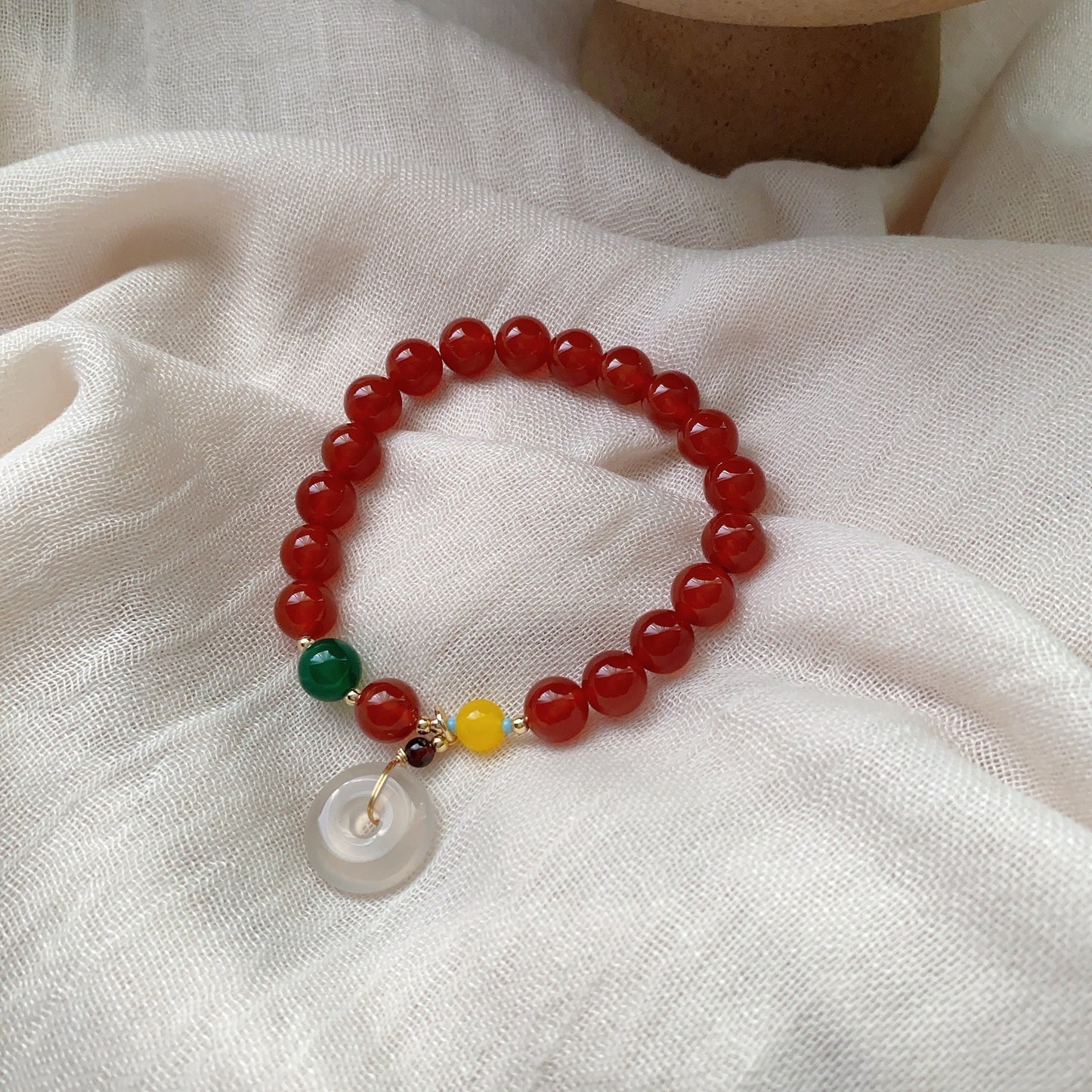 Women's Money Drawing Luck Changing Peach Retro Ethnic Style Bracelets