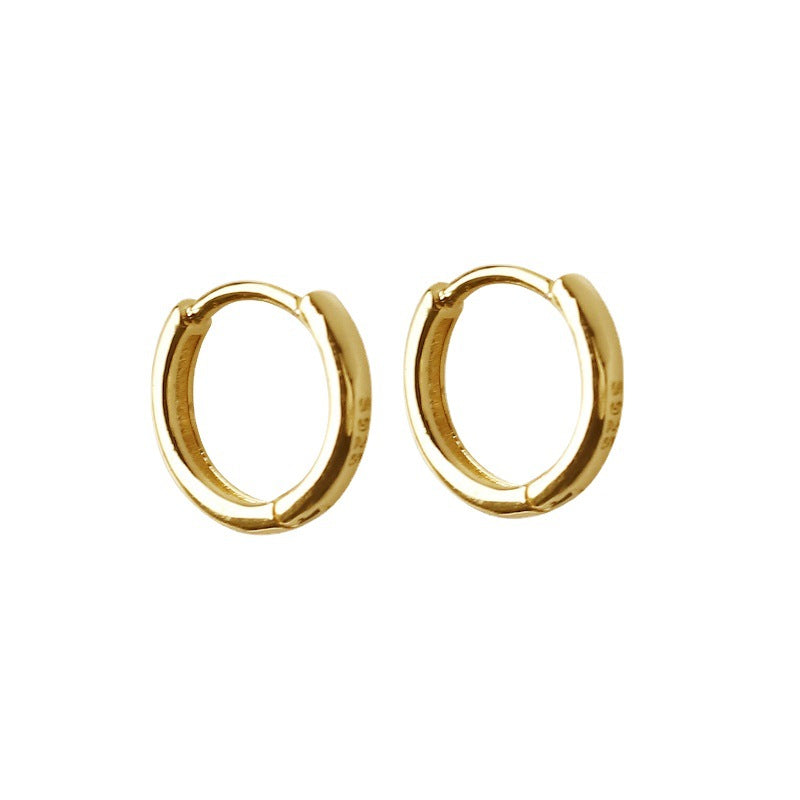 Minimalist Ear Versatile Basic Round Clip Earrings