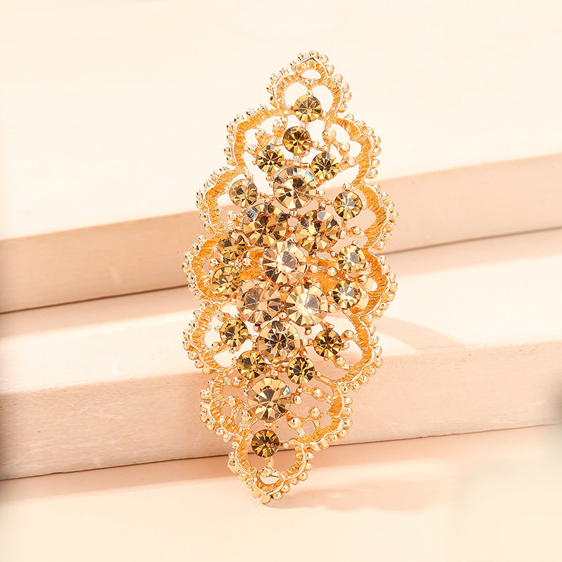 Fashion Simple Hollow Exaggerated Temperamental Creative Refined Design Rings