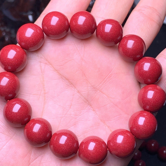 Cinnabar Starry Purple Gold Sand Emperor Bracelets