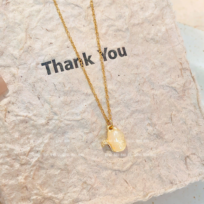 Sense Lucky Kitten Titanium Steel Female Fashion Necklaces
