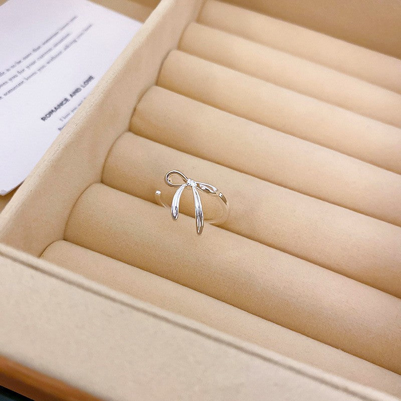 Women's Hollow Wave Geometric Open Trendy Design Rings