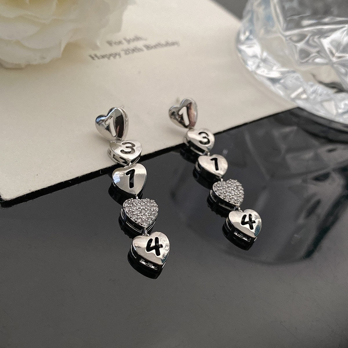 Zircon High-grade Exquisite Niche Sier Pin Rings