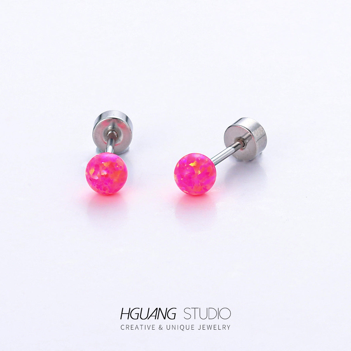 Steel Gold-plated Micro Inlaid Zirconium Ear Bone Earrings