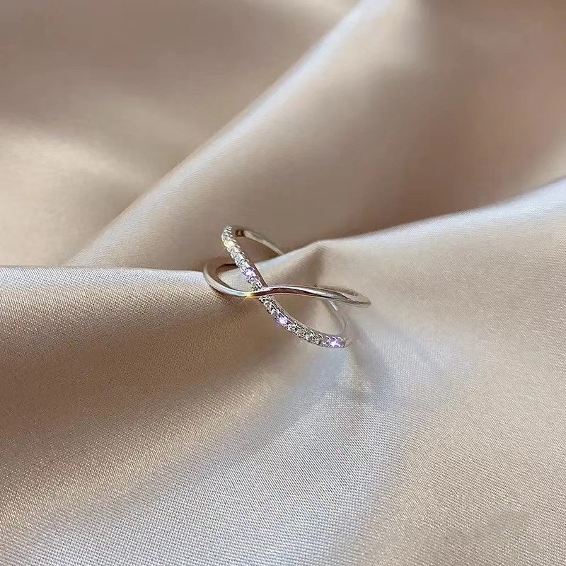 Niche Design Simple Zircon Personalized Stylish Rings