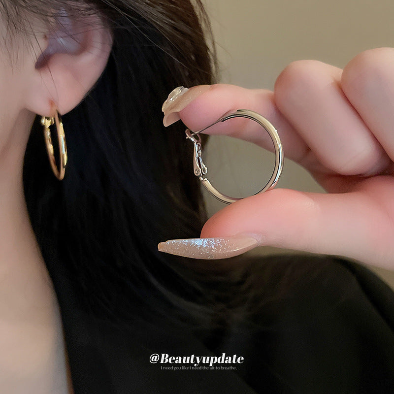 Women's Simple Geometric Niche Minimalist Design Cold Earrings