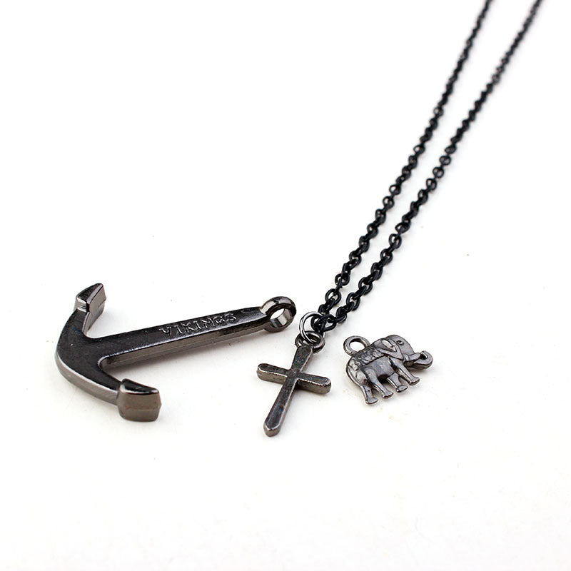 Overseas Gothic Witchcraft Cross Pagan Wizard Necklaces