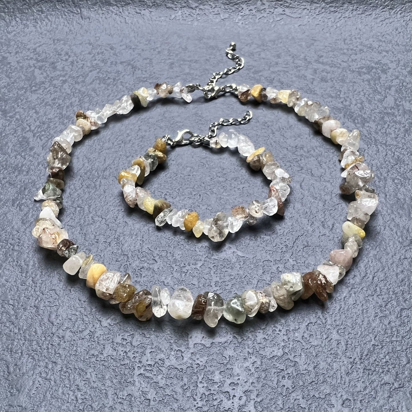 Crystal Irregular Gravel Clavicle Chain Creative Necklaces