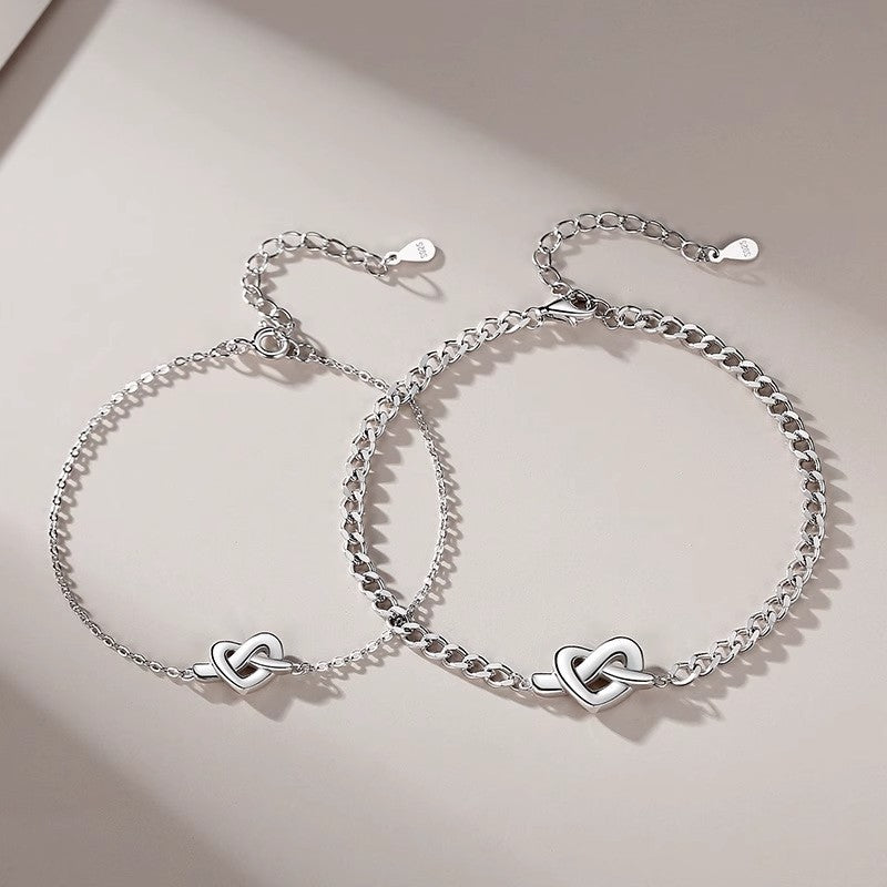 Knot Couple Cold Wind Interwoven Love Bracelets