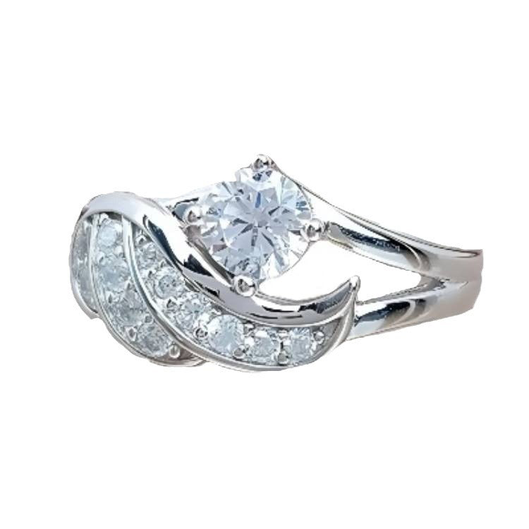 Fashion Angel Wings Zircon Accessories Jewellery Rings