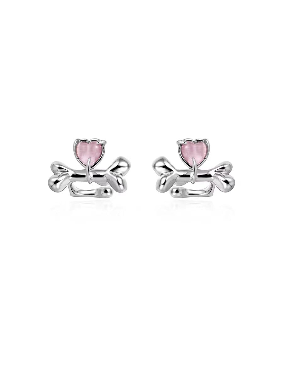 High-grade Female Niche Vintage Pearl Flower Elegant Earrings