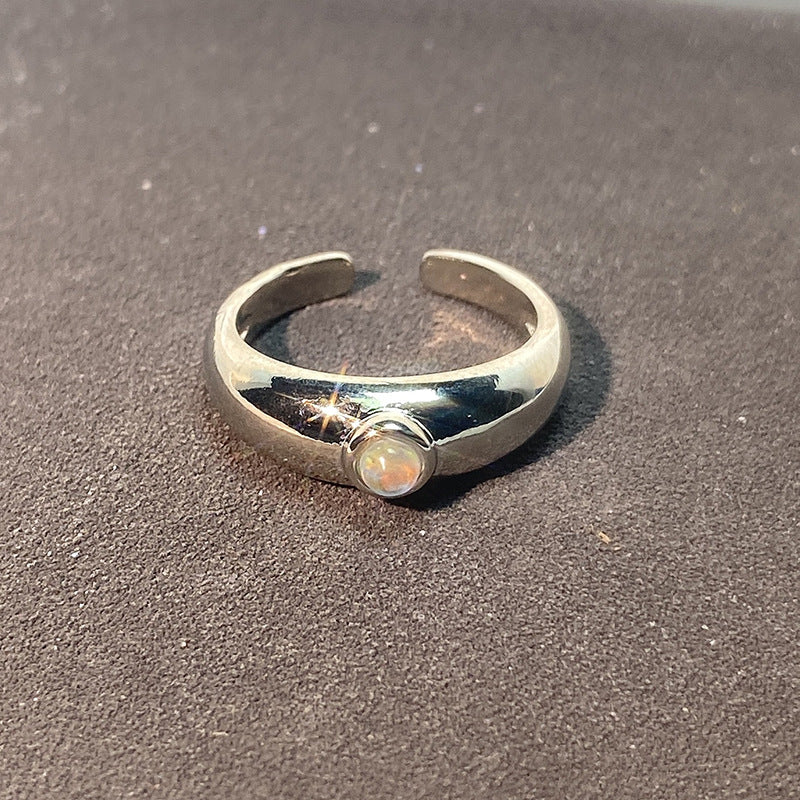 Design Irregular Simple Light Luxury High-grade French Rings