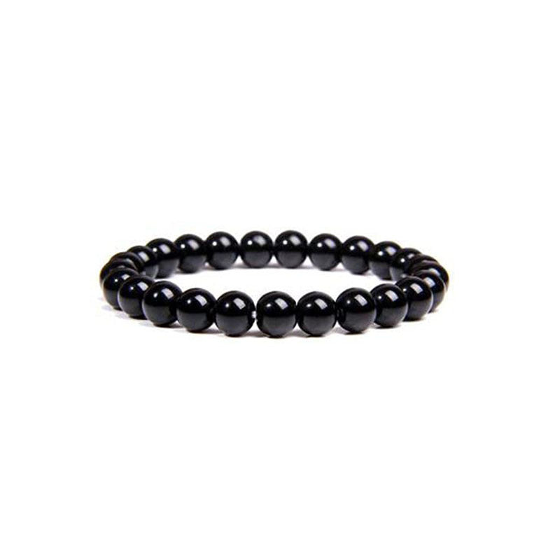 Crystal Volcanic Rock Amethyst Hematite Red Agate Bracelets