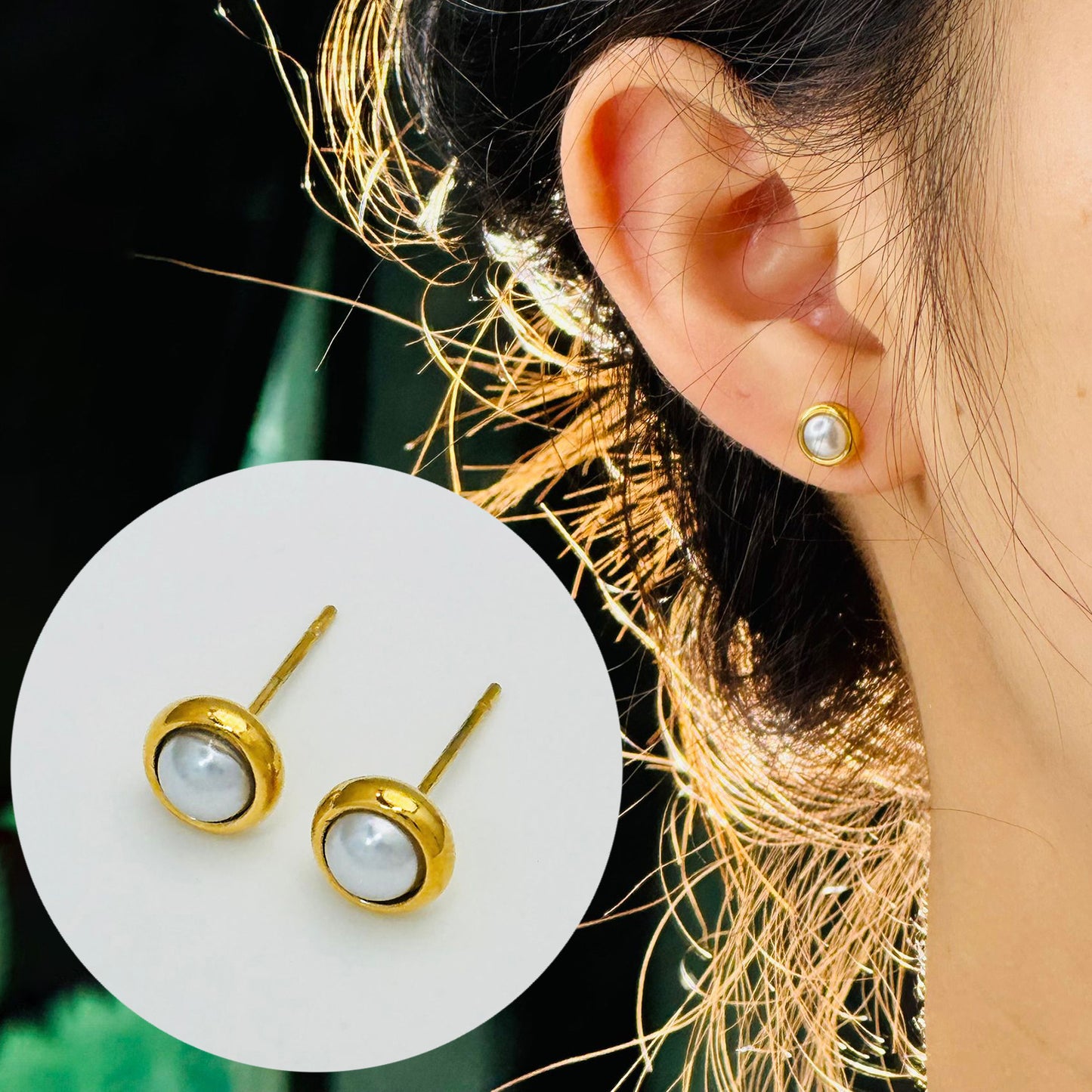 Pearl Fresh Female Birthday Present Titanium Necklaces