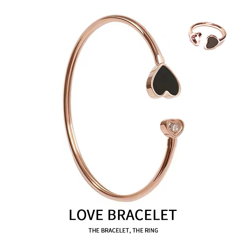 Fragrant Power Rose Gold Plated Peach Rings