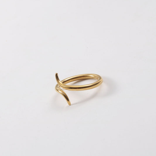 Snake Titanium Steel Gold Plating Abstract Bracelets