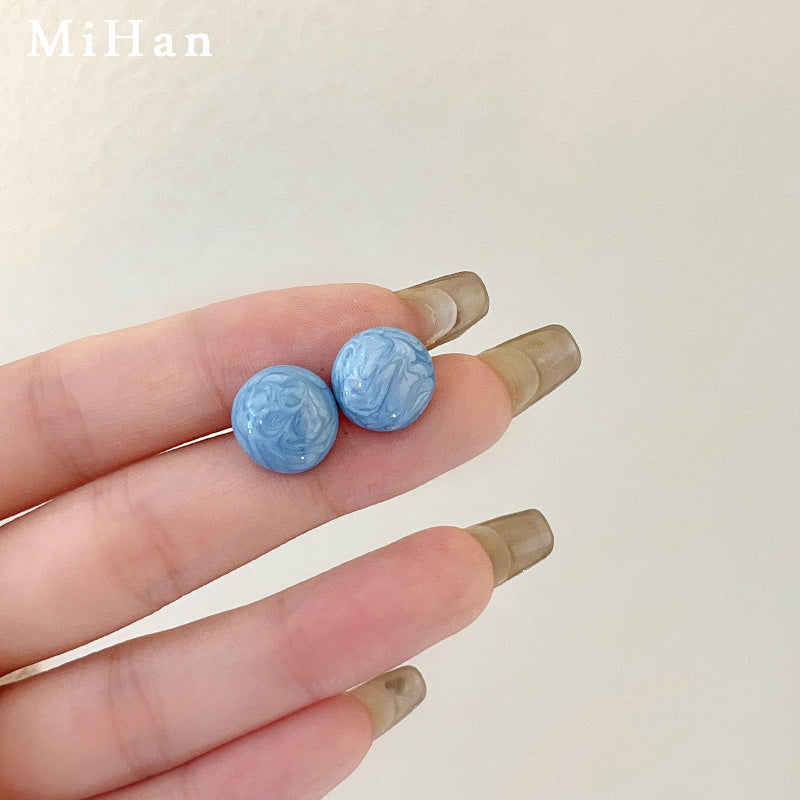 Summer Fashion Fresh Round High Sense Earrings