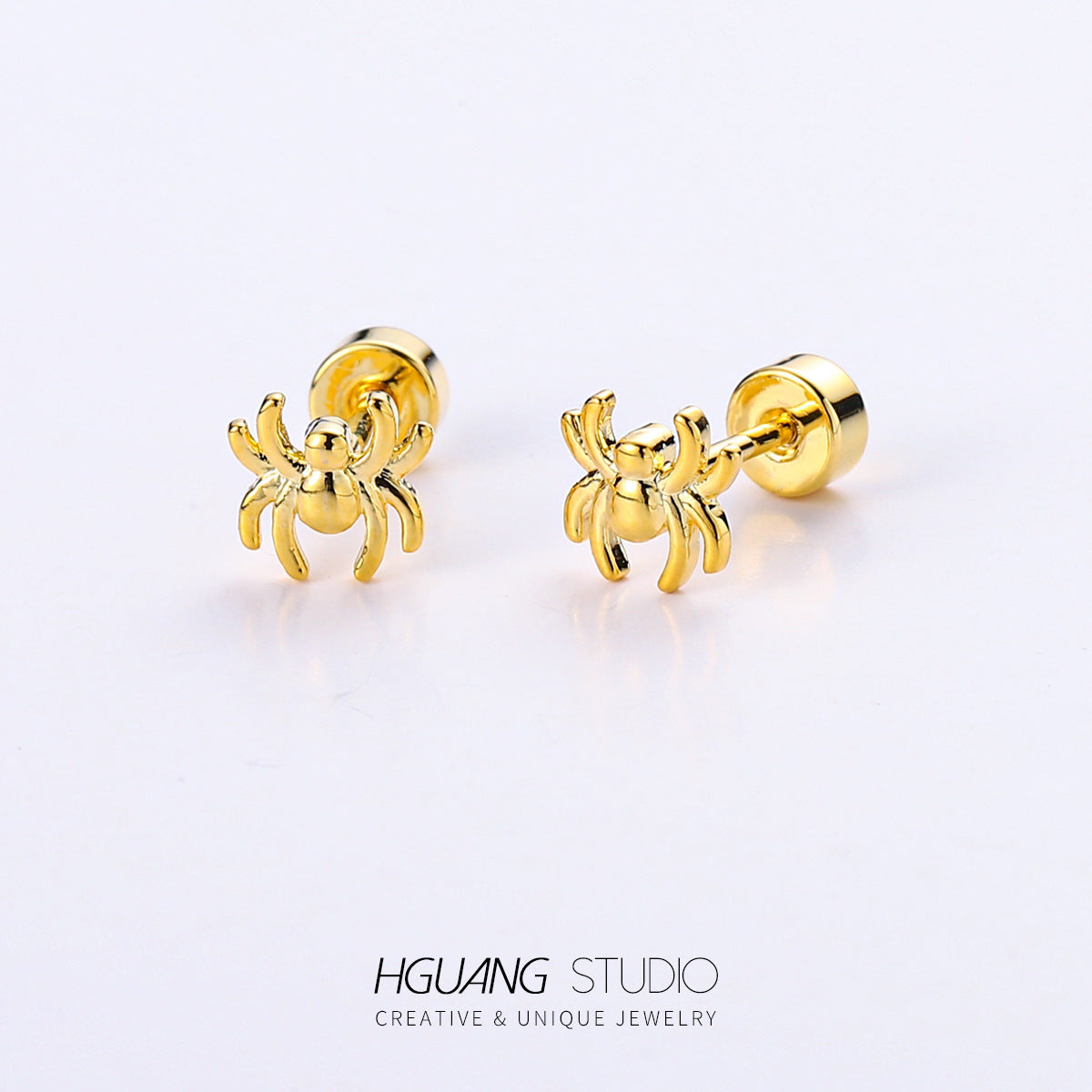 Steel Gold-plated Ear Bone Piercing Jewelry Rings