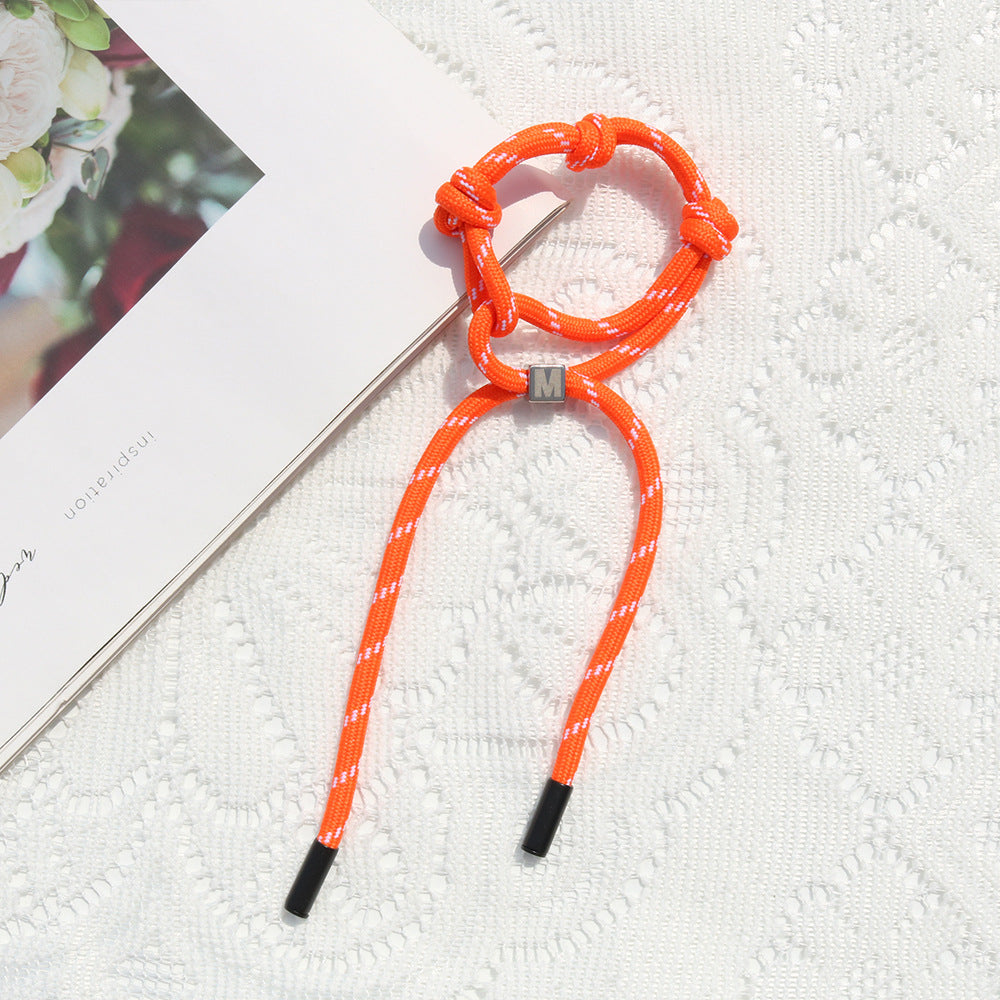 Rope Nylon Color Stylish Adjustable Polyester Bracelets