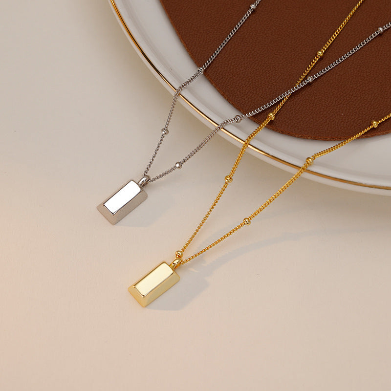 Women's Gold Bar Fashion Trendy Special Interest Necklaces
