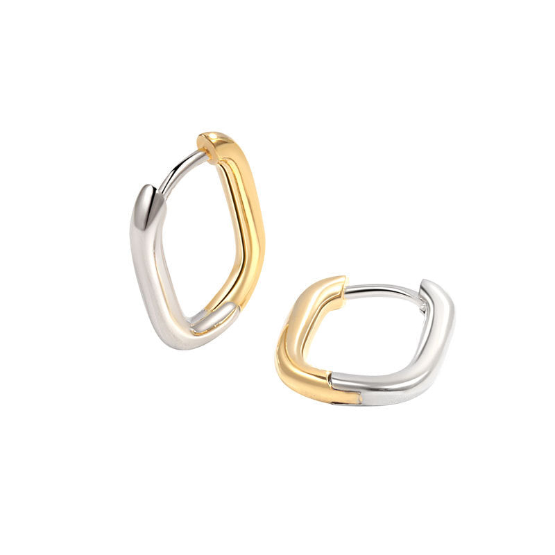 Women's Gold U-shaped Trendy Simple Style Geometric Earrings