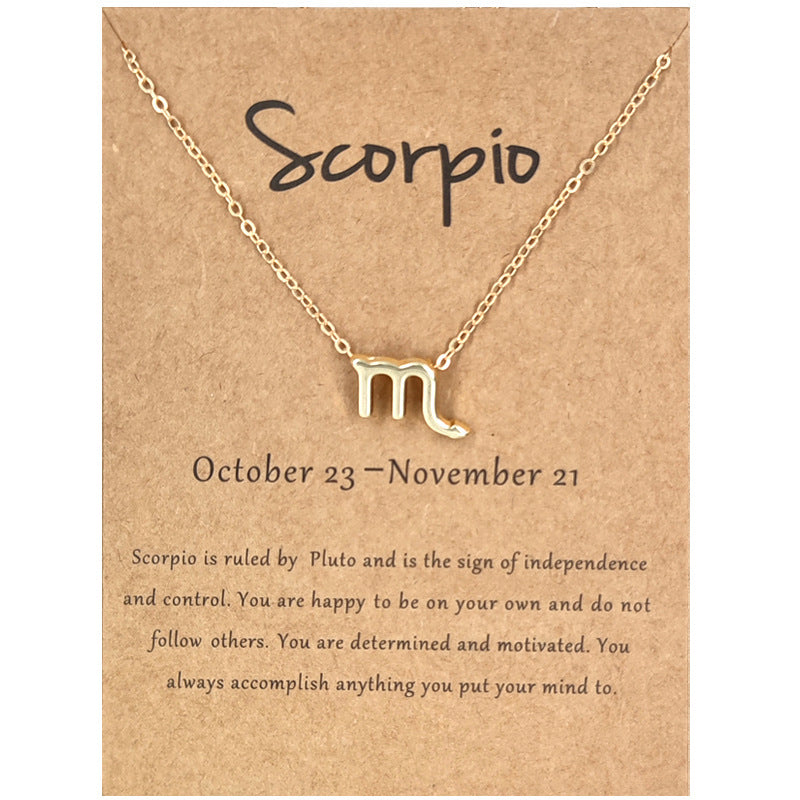Creative Twee Constellations Constellation Card Choker Necklaces