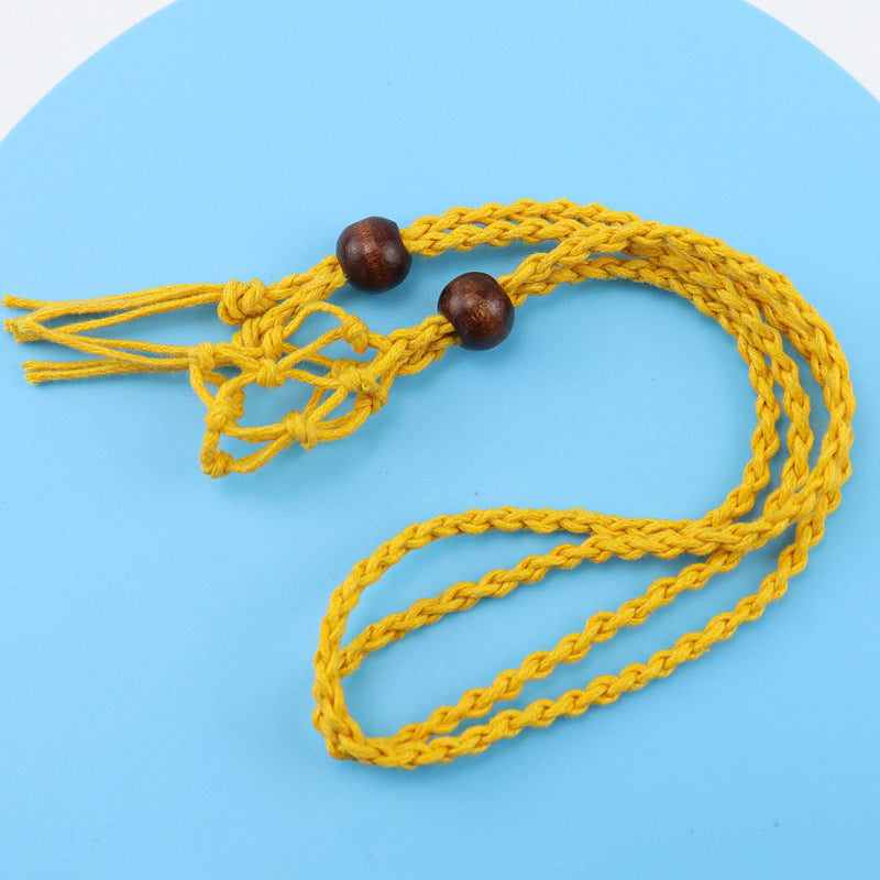 Adjustable Telescopic Net Pocket Hand-woven Without Necklaces