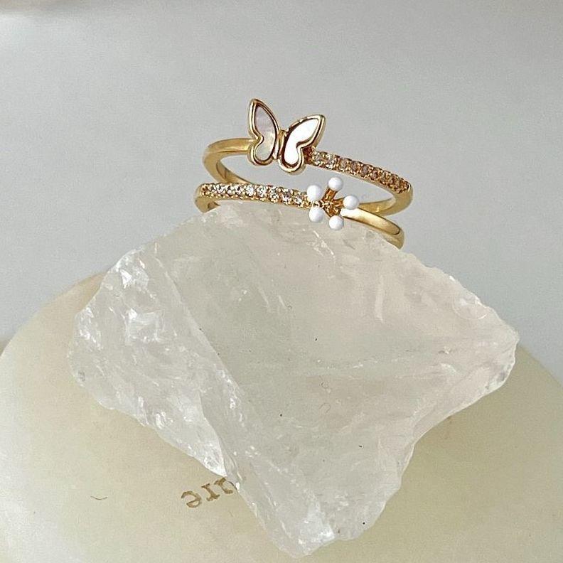 Women's Fairy Style Niche Design Fashion Retro Temperament Rings