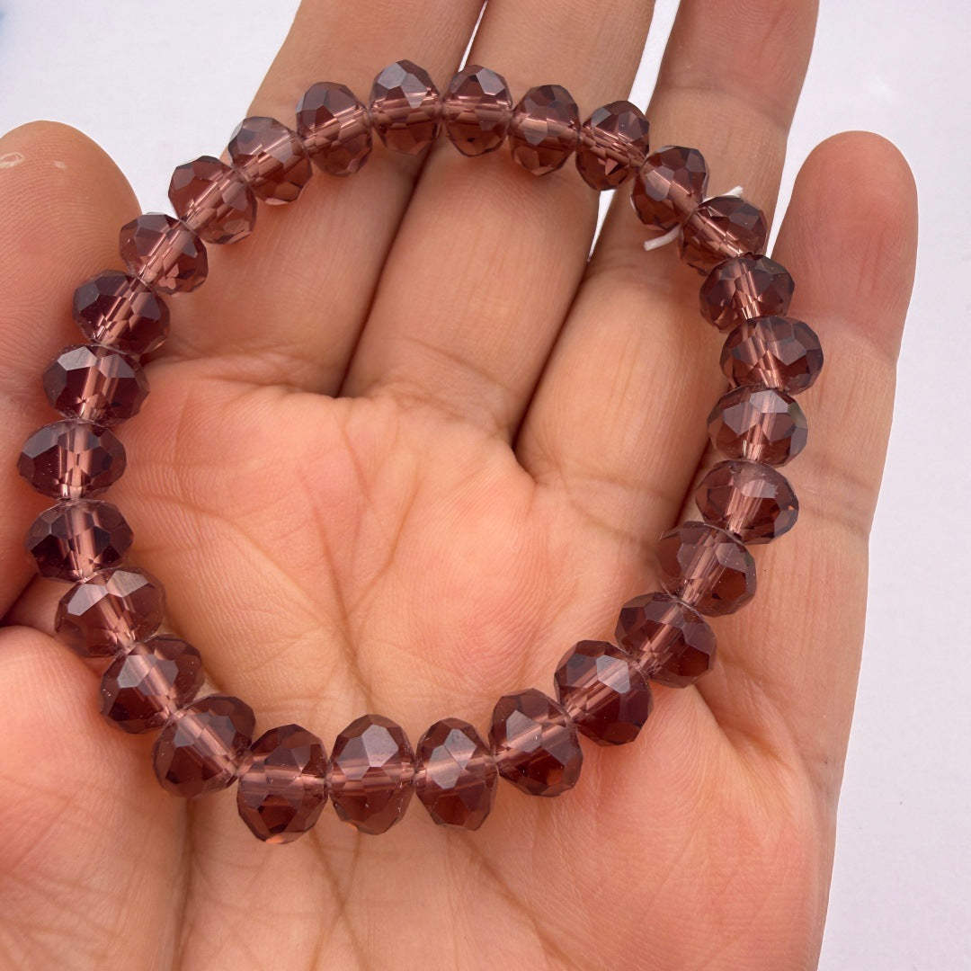 Women's Popular Diamond Crystal String Beads Multicolor Minimalism Fashion Bracelets