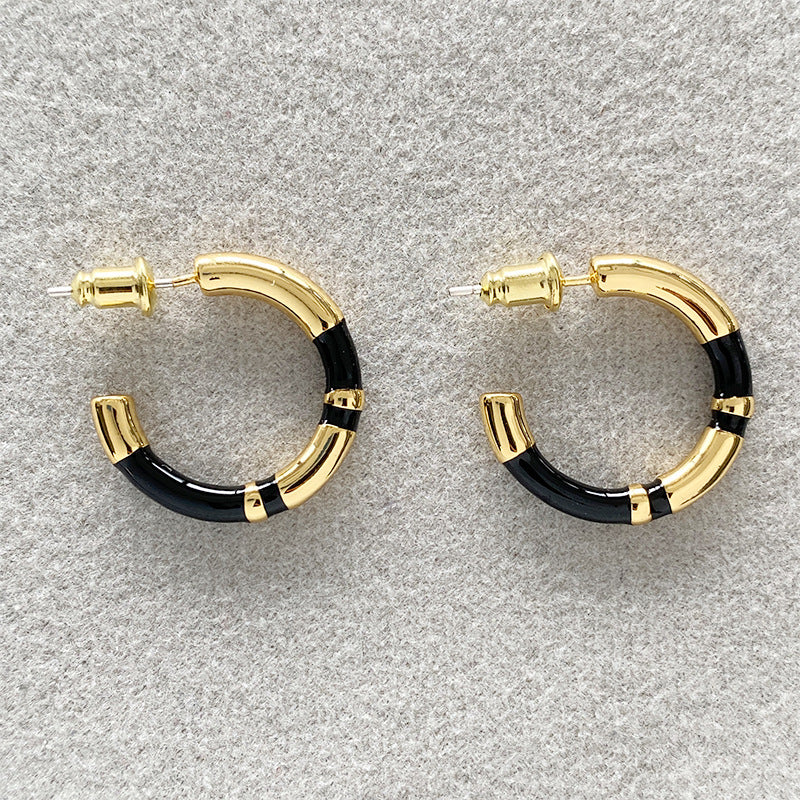 Patch Female French Entry Lux Niche Earrings