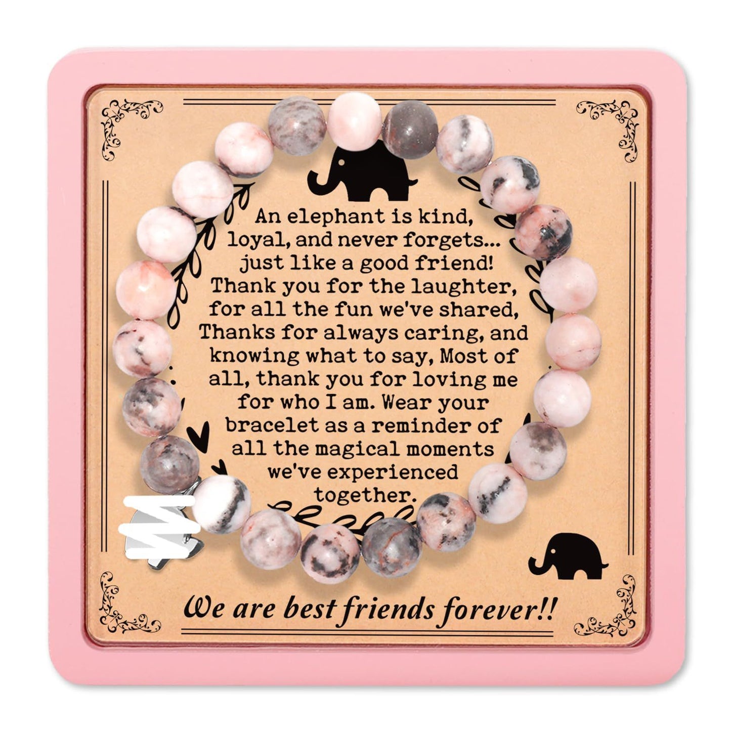 Friend Angel Love Marking Lettering Stainless Bracelets